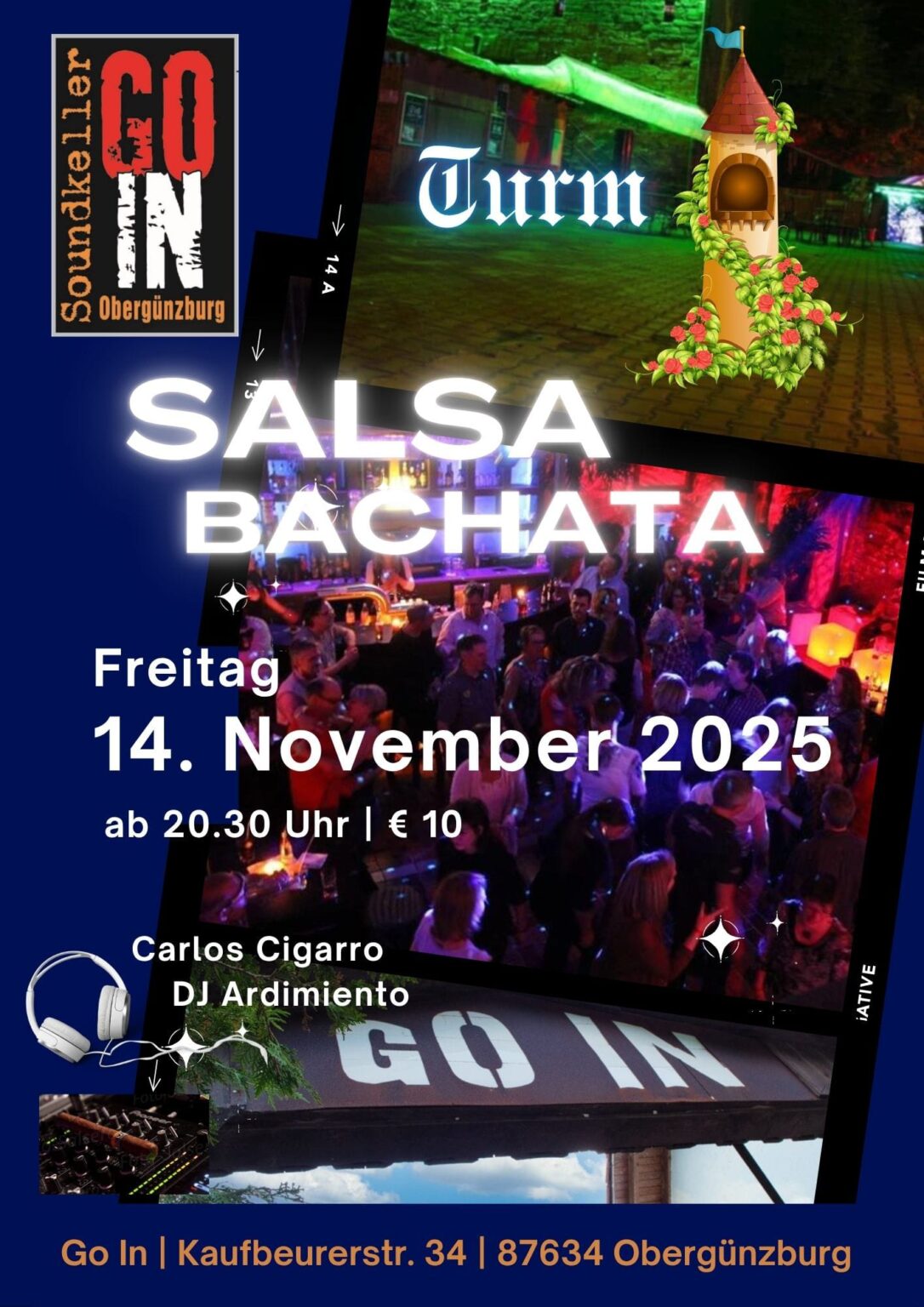 Latin und Salsa Tanznacht mit DJ Carlos Cigarro