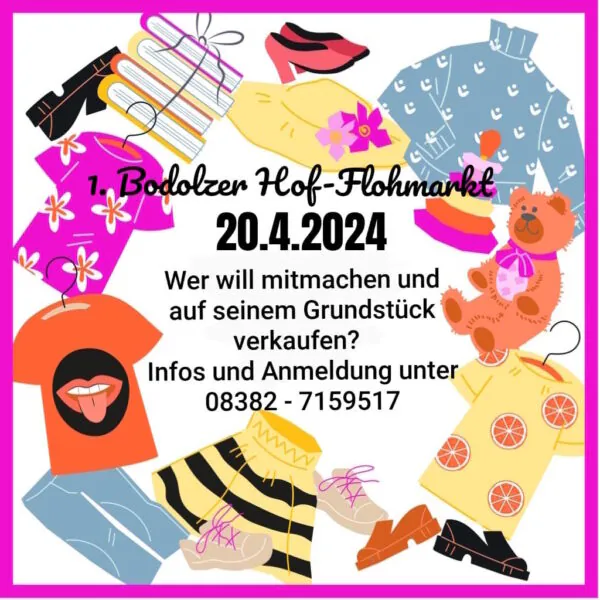 Erster Hofflohmarkt in Bodolz