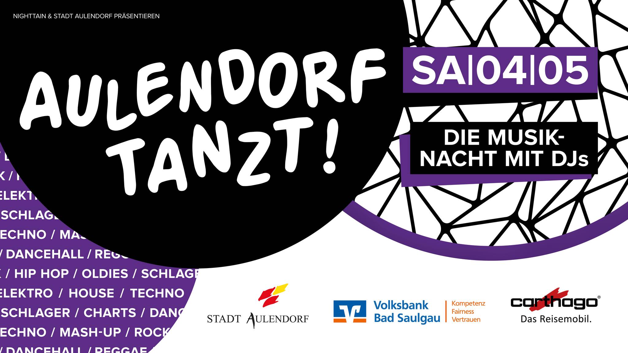 Aulendorf tanzt! Die Musik-/Clubnacht mit DJs