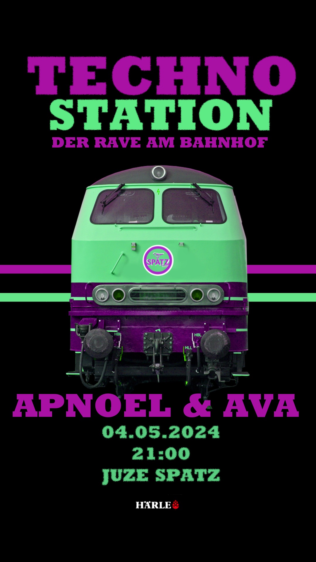 Techno Station / Rave am Bahnhof