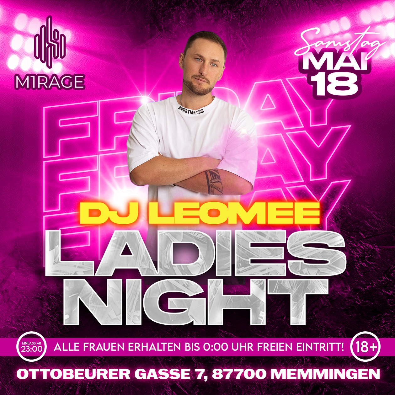 Ladies Night im Mirage Memmingen