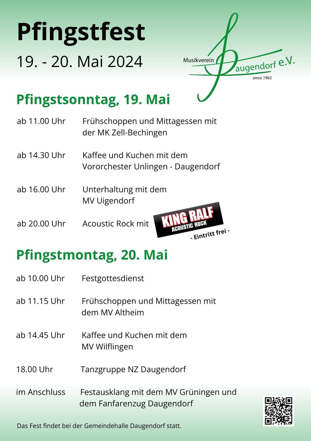 Pfingstfest in Daugendorf