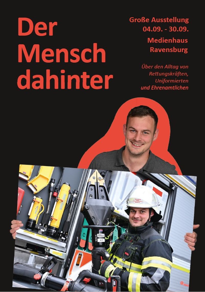 Der Mensch dahinter – Große Ausstellung über den Alltag von Rettungskräften, Uniformierten und Ehrenamtlichen