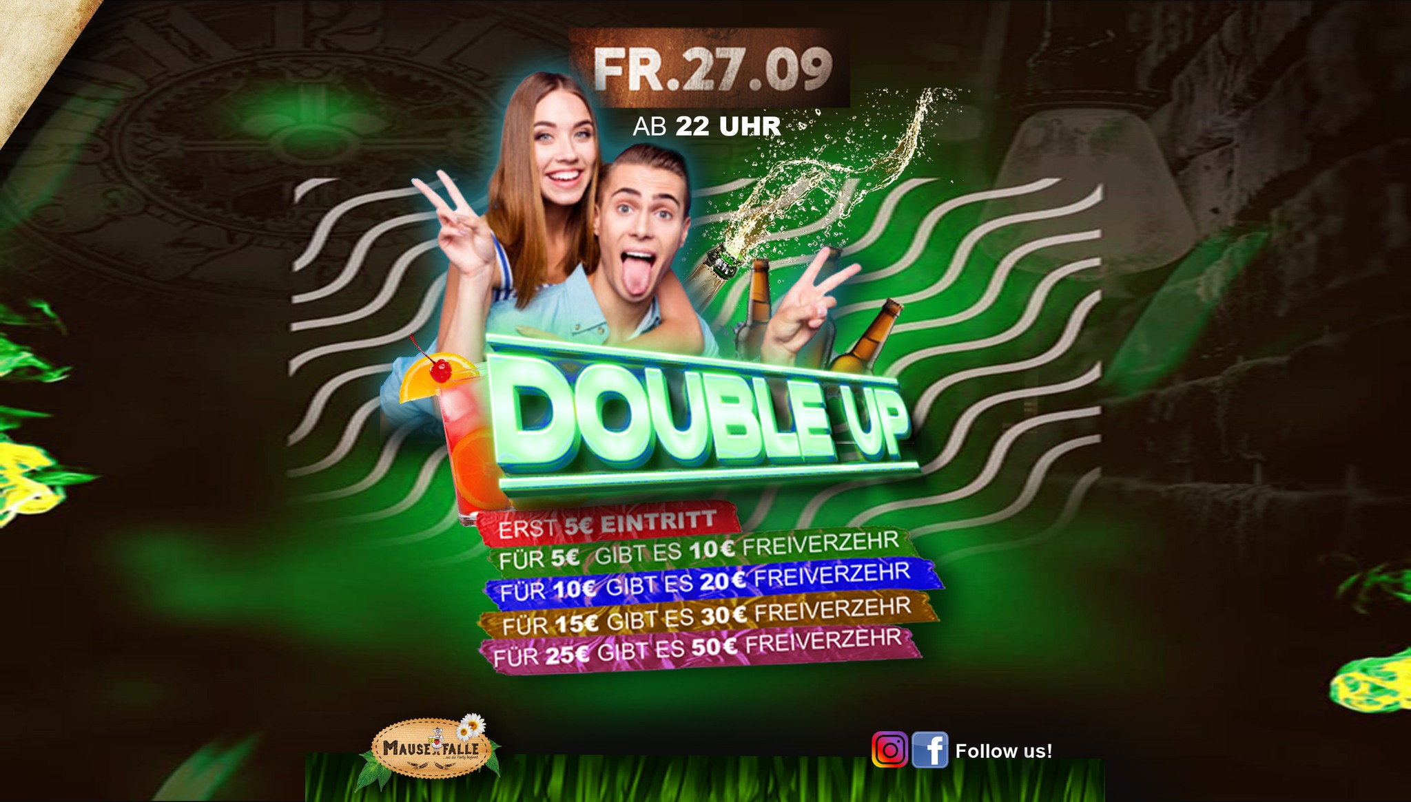 Double UP! @ Mausefalle Bad Saulgau