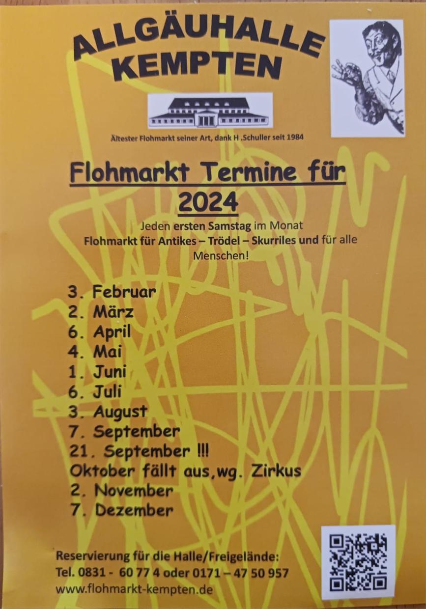 Flohmarkt Allgäuhalle Tramontana & Schuller