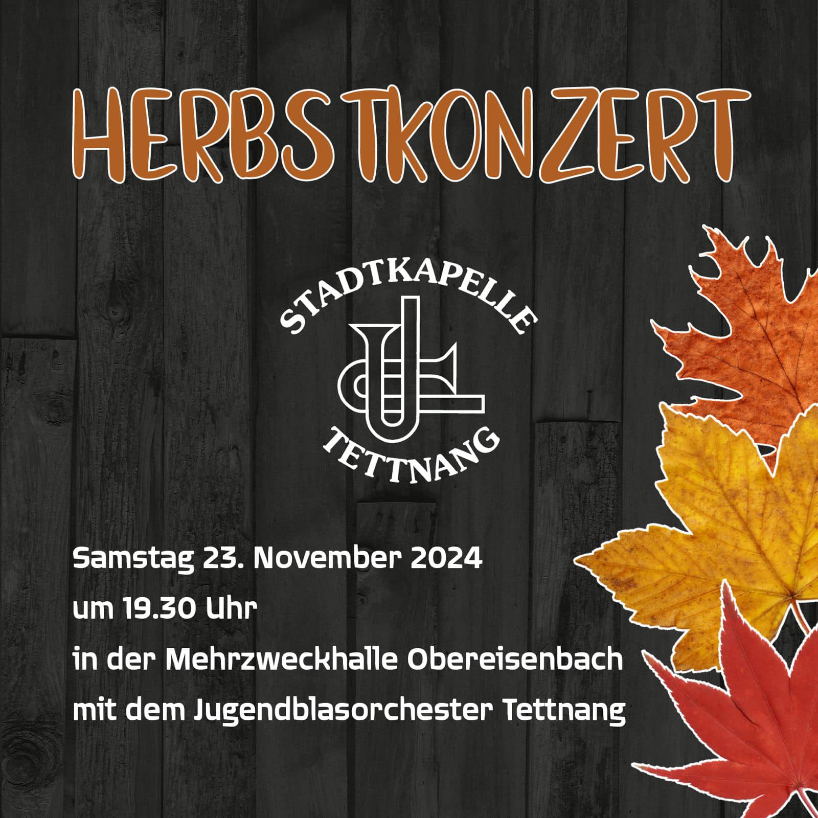 Herbstkonzert der Stadtkapelle Tettnang