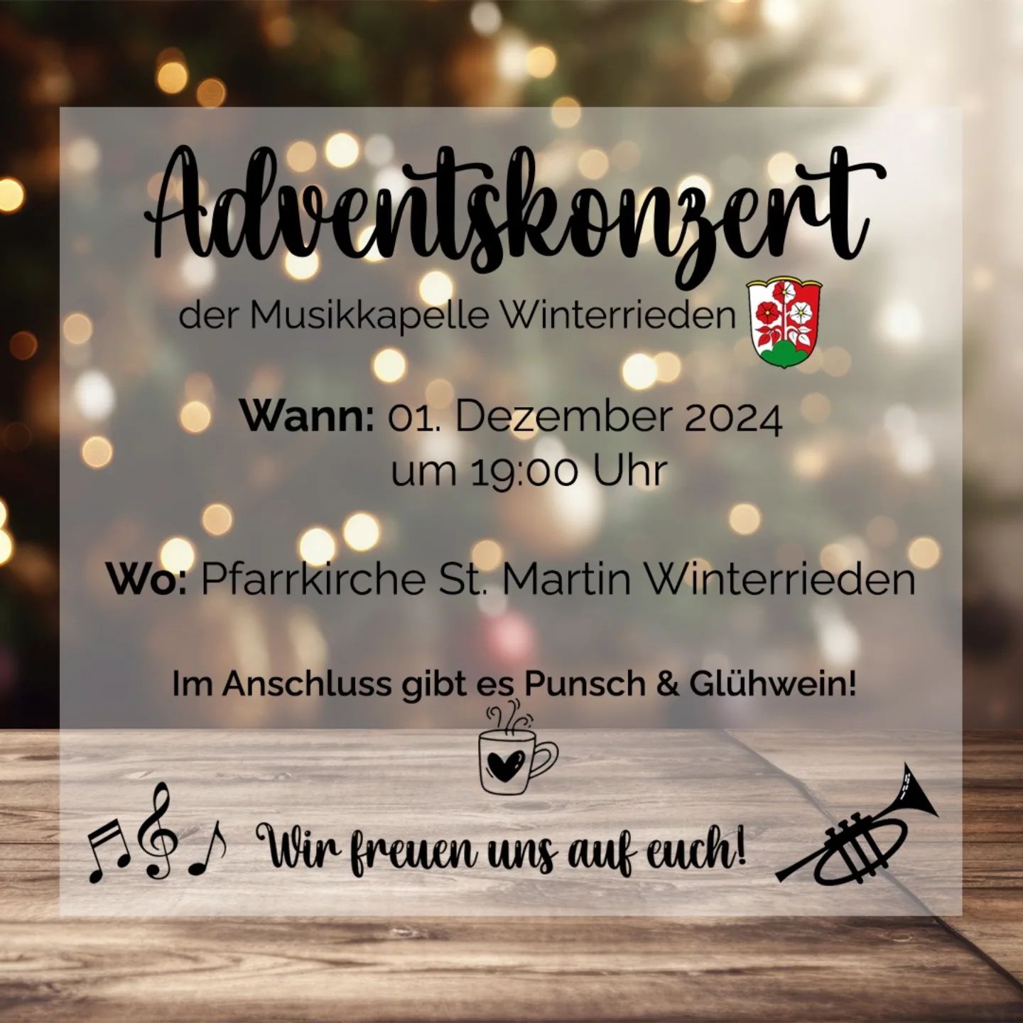 Adventskonzert der Musikkapelle Winterrieden