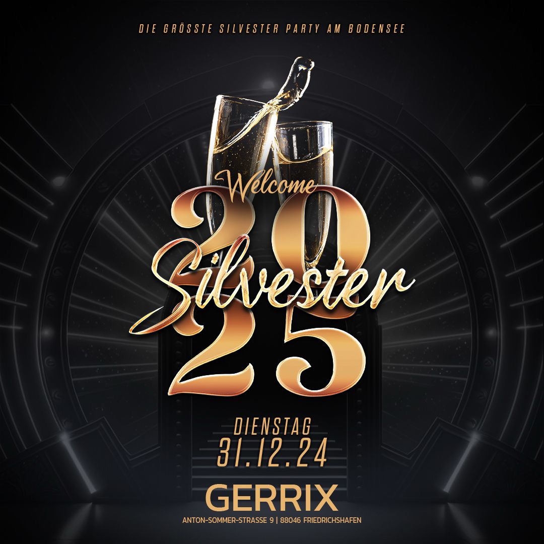 Silvesterparty im GERRIX Friedrichshafen