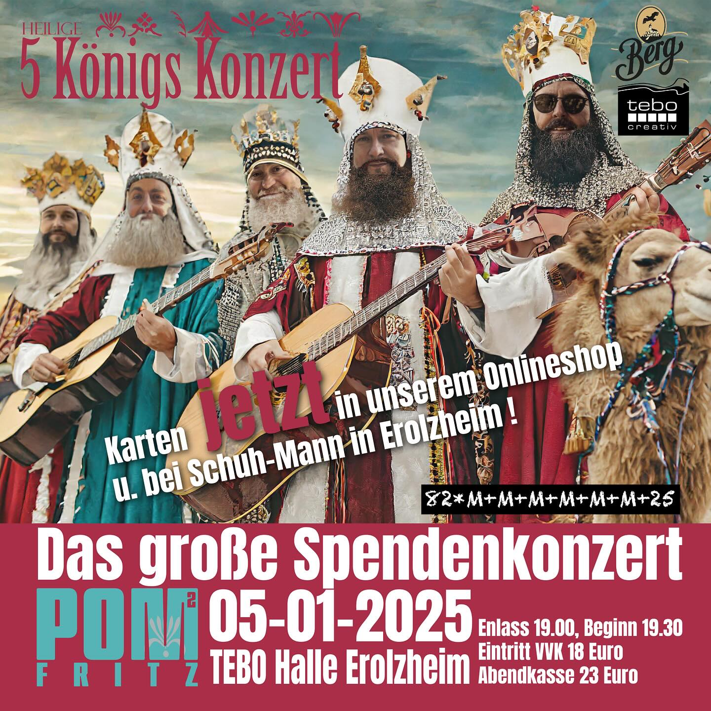 POMMFRITZ: Das große Spendenkonzert