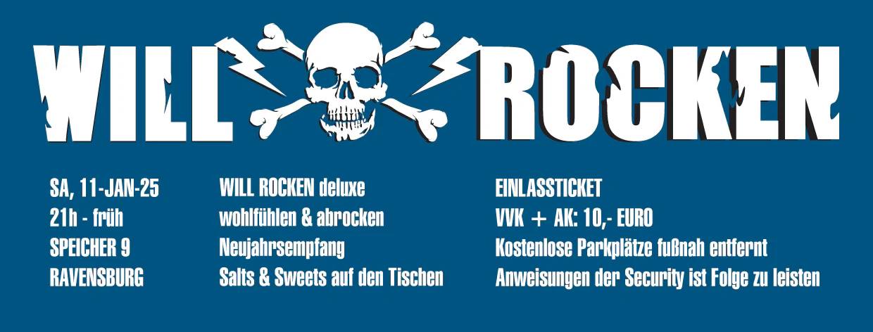 WILL ROCKEN @ Speicher 9 Ravensburg