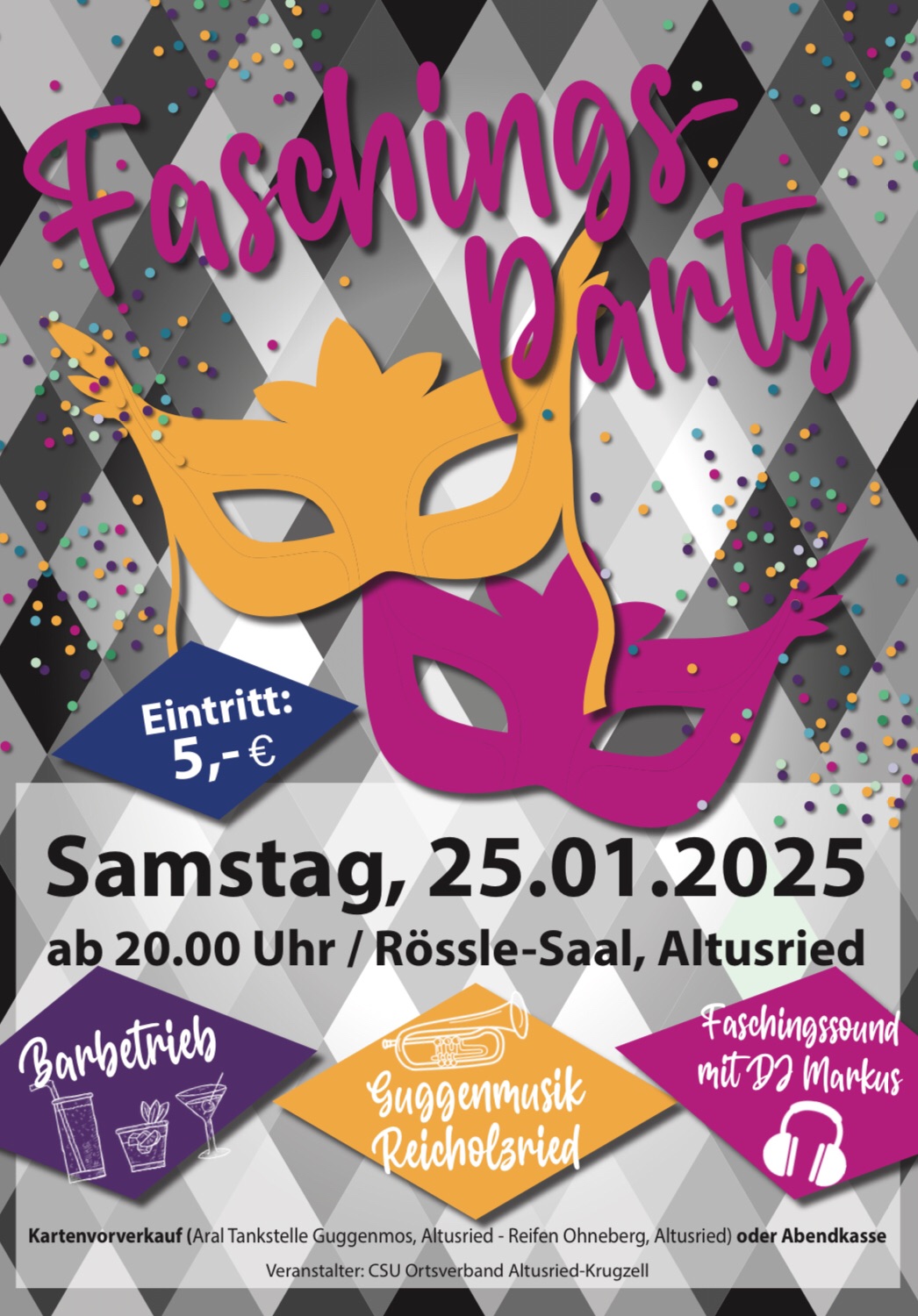 Faschings-Party 2025