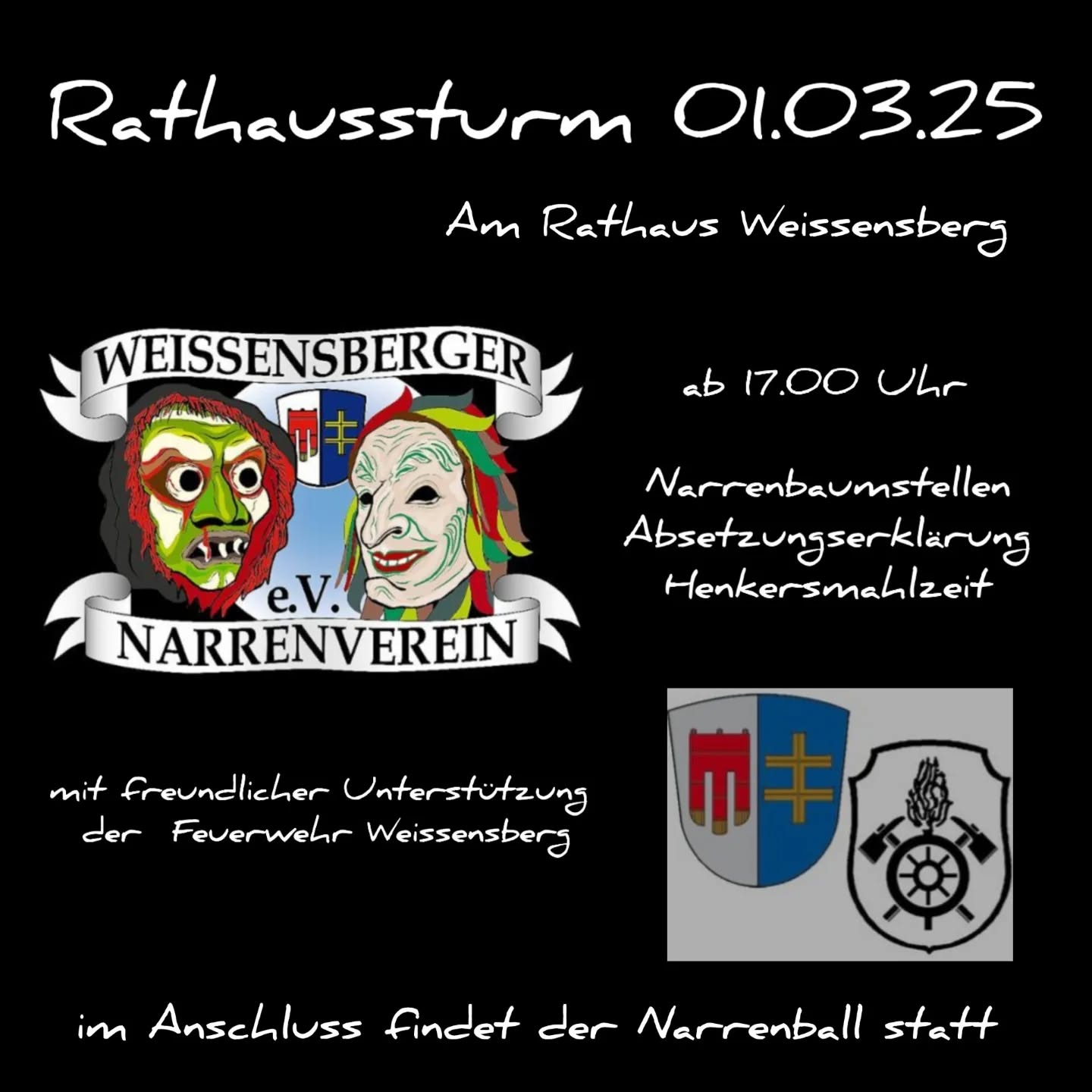 Rathaussturm Weissensberg