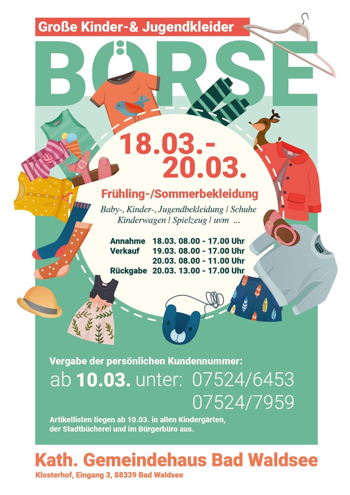 Große Kinder und Jugendkleider Börse Bad Waldsee