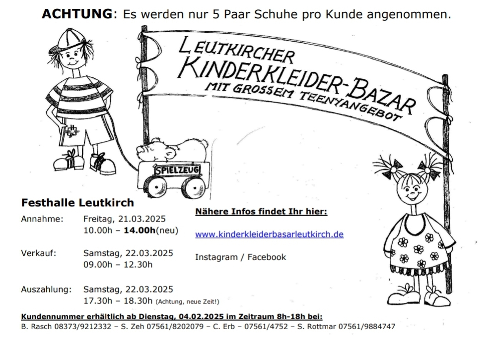 Leutkircher Kinderkleider-Bazar