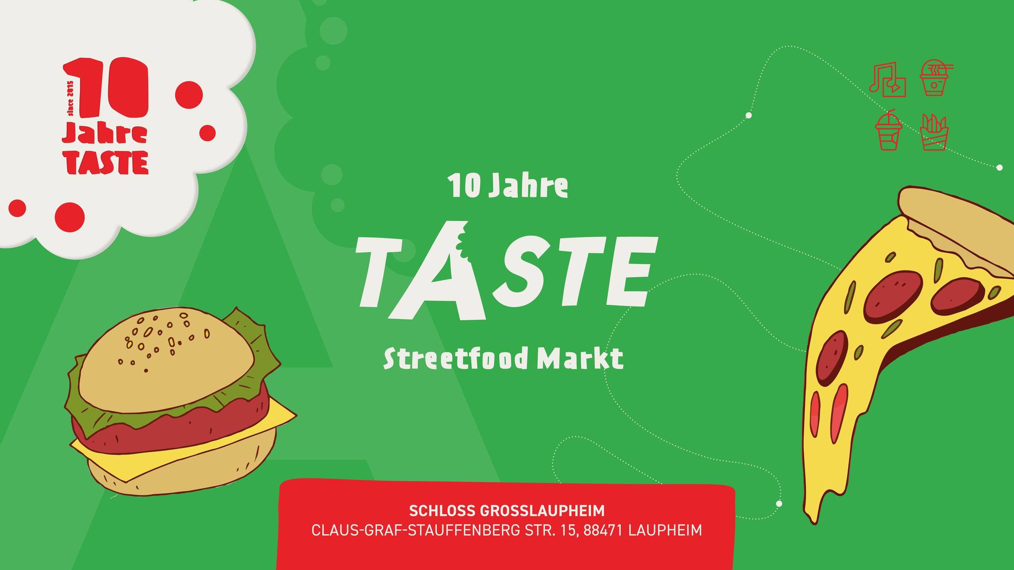 TASTE Street Food & Musik Festival 2025 in Laupheim