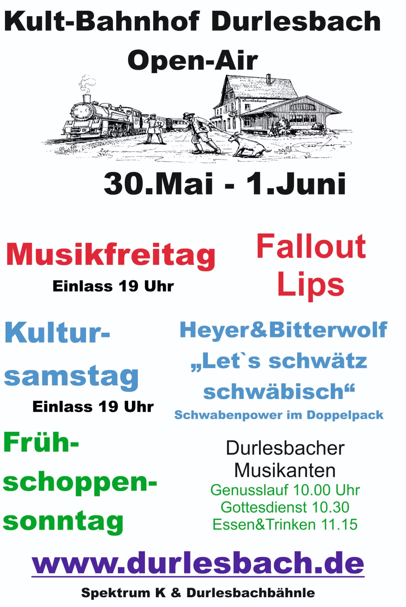 Kult-Bahnhof Durlesbach Open-Air