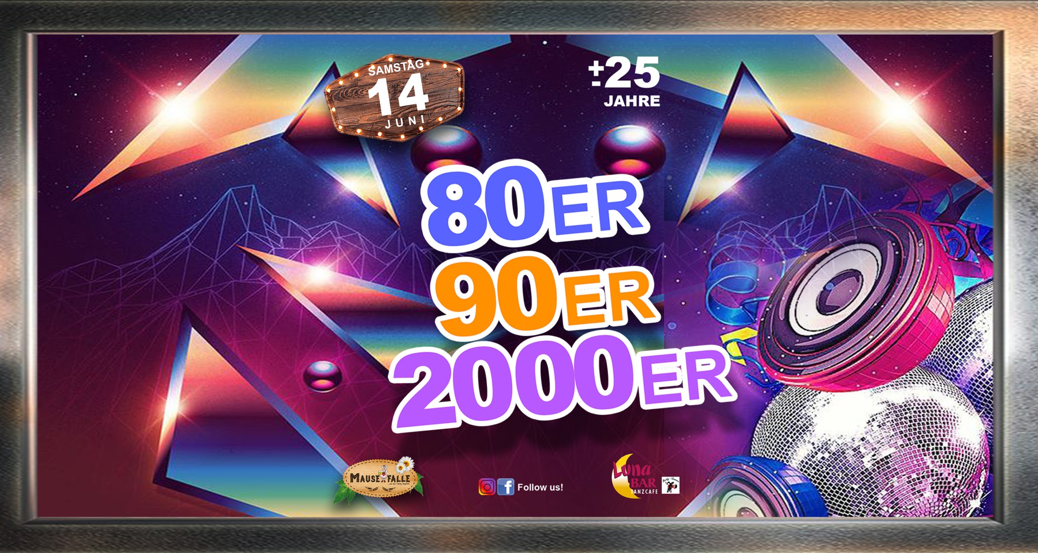 80er/90er/2000er Party @ MAUSEFALLE BAD SAULGAU