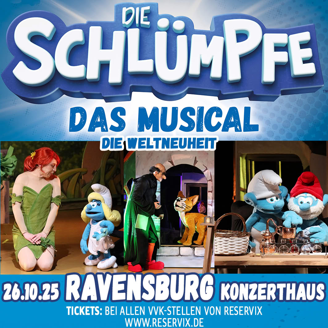 VERSCHOBEN! Die Schlümpfe – Das Musical