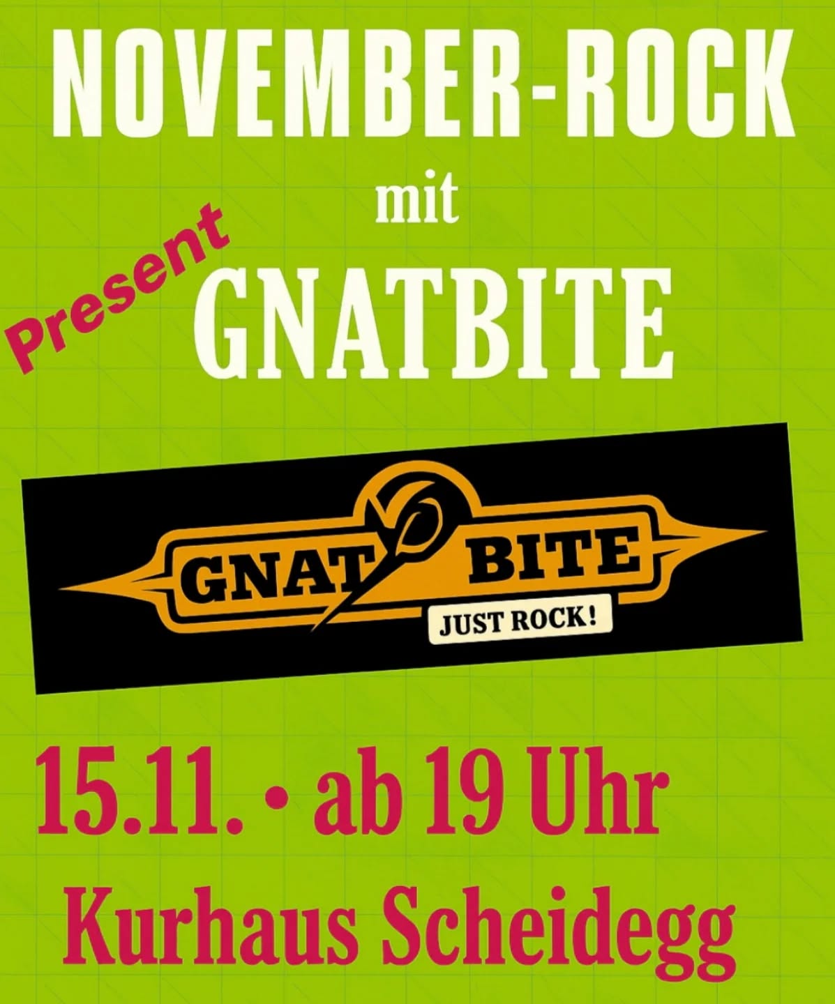 November-Rock mit Gnatbite