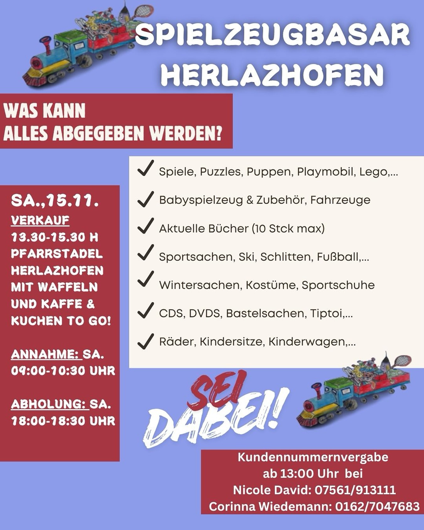 Spielzeugbasar Herlazhofen