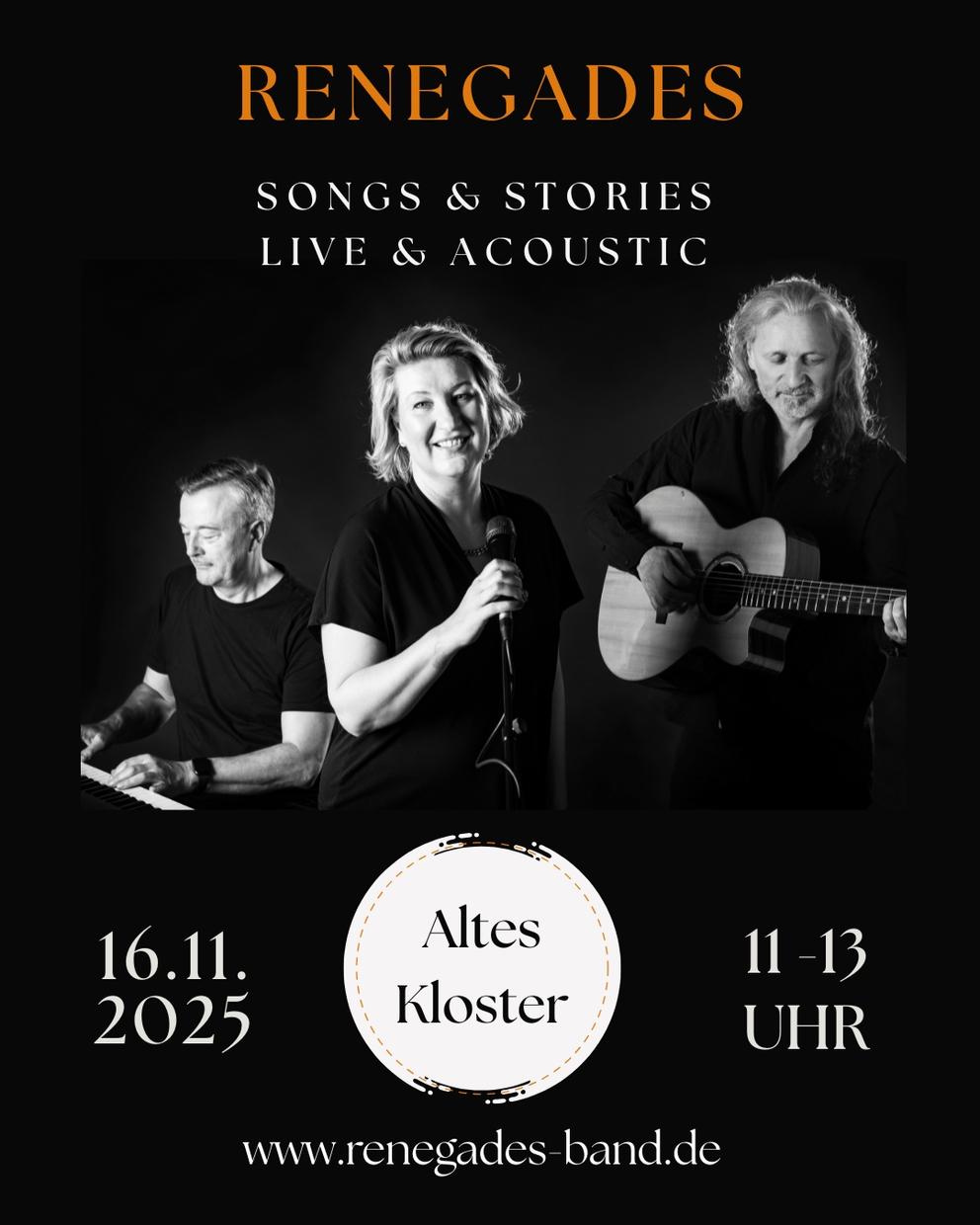 Konzert mit den Renegades „Songs & Stories“