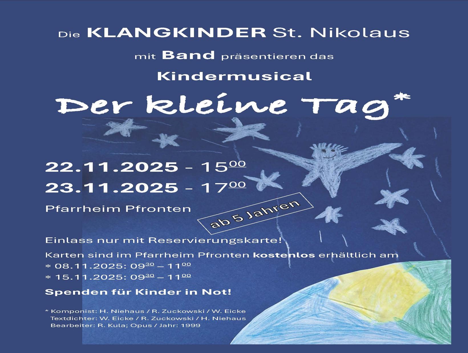 Kindermusical „Der kleine Tag“