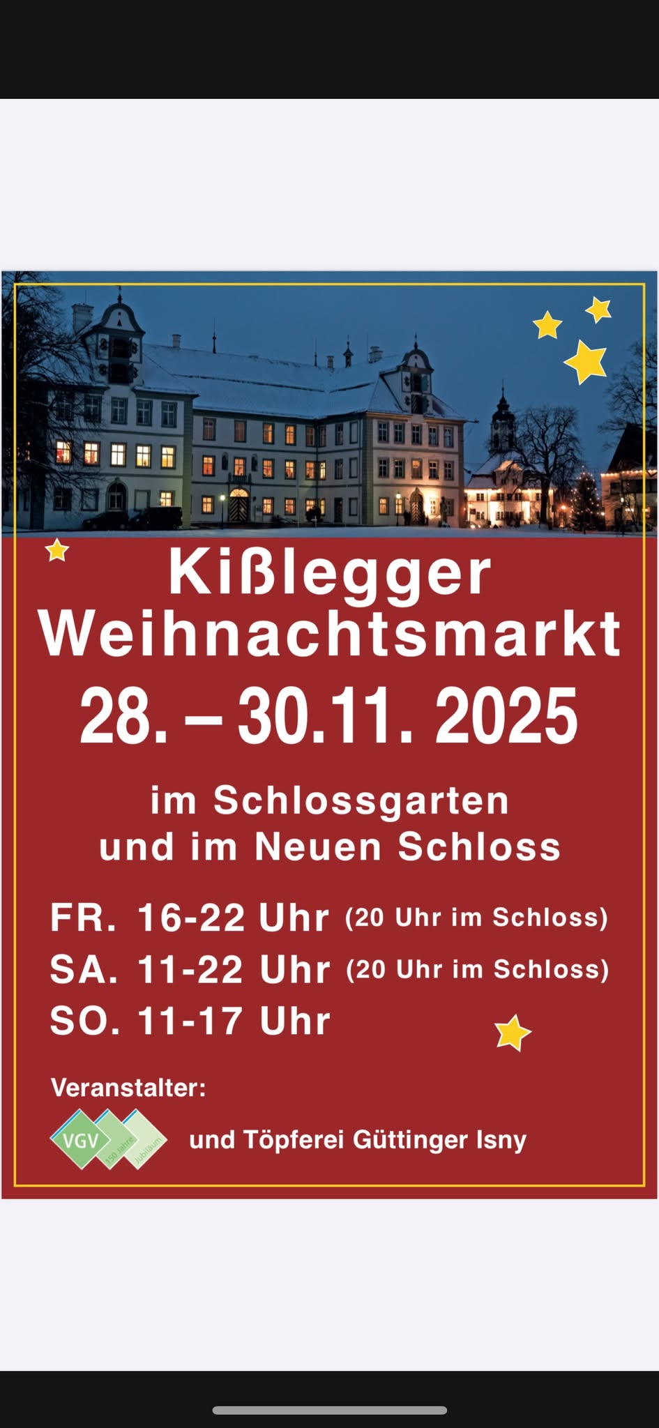 Kißlegger Weihnachtsmarkt
