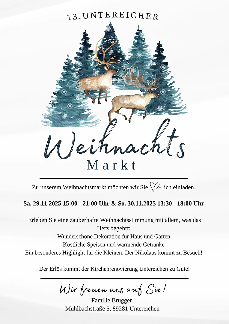 13. Untereichener Weihnachtsmarkt