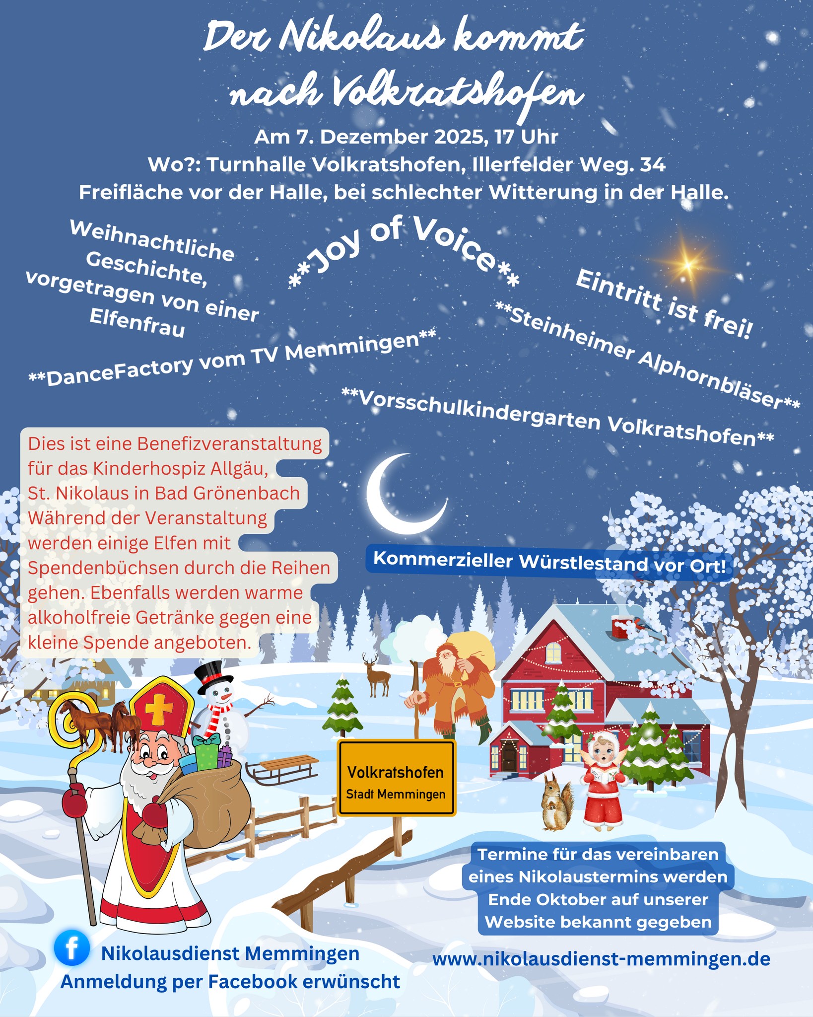 Der Nikolaus kommt nach Volkratshofen