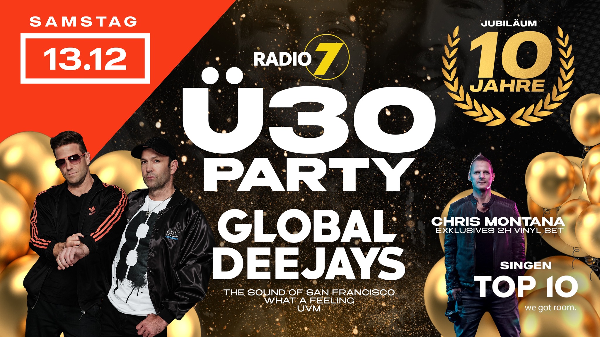 10 JAHRE RADIO 7 Ü30 PARTY