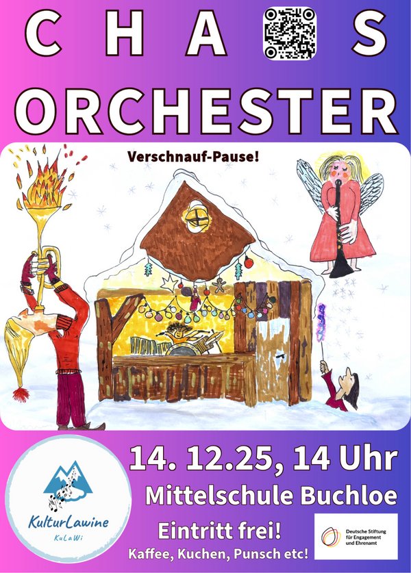 Chaosorchester der Kulturlawine e. V. – Klangvielfalt vor Weihnachten