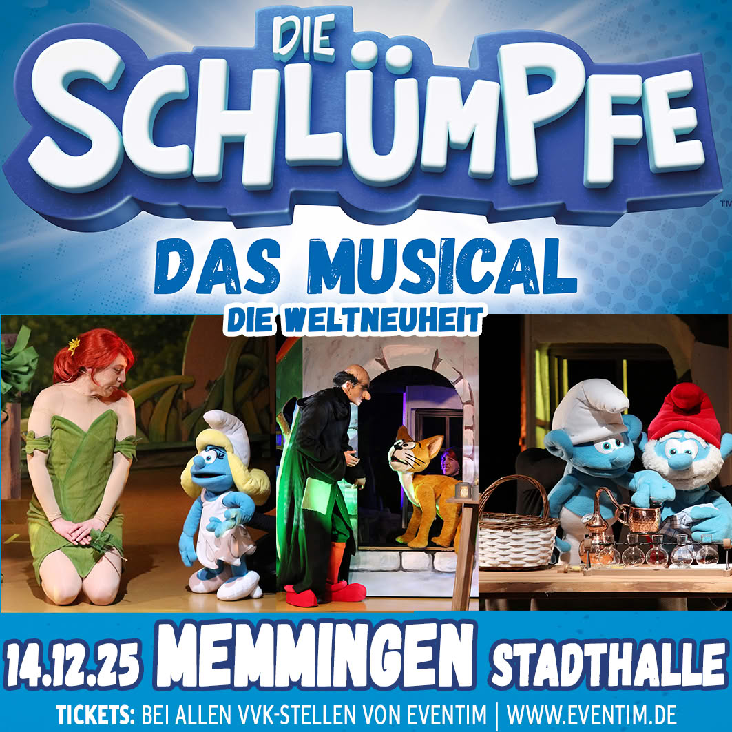 Die Schlümpfe – Das Musical in Memmingen
