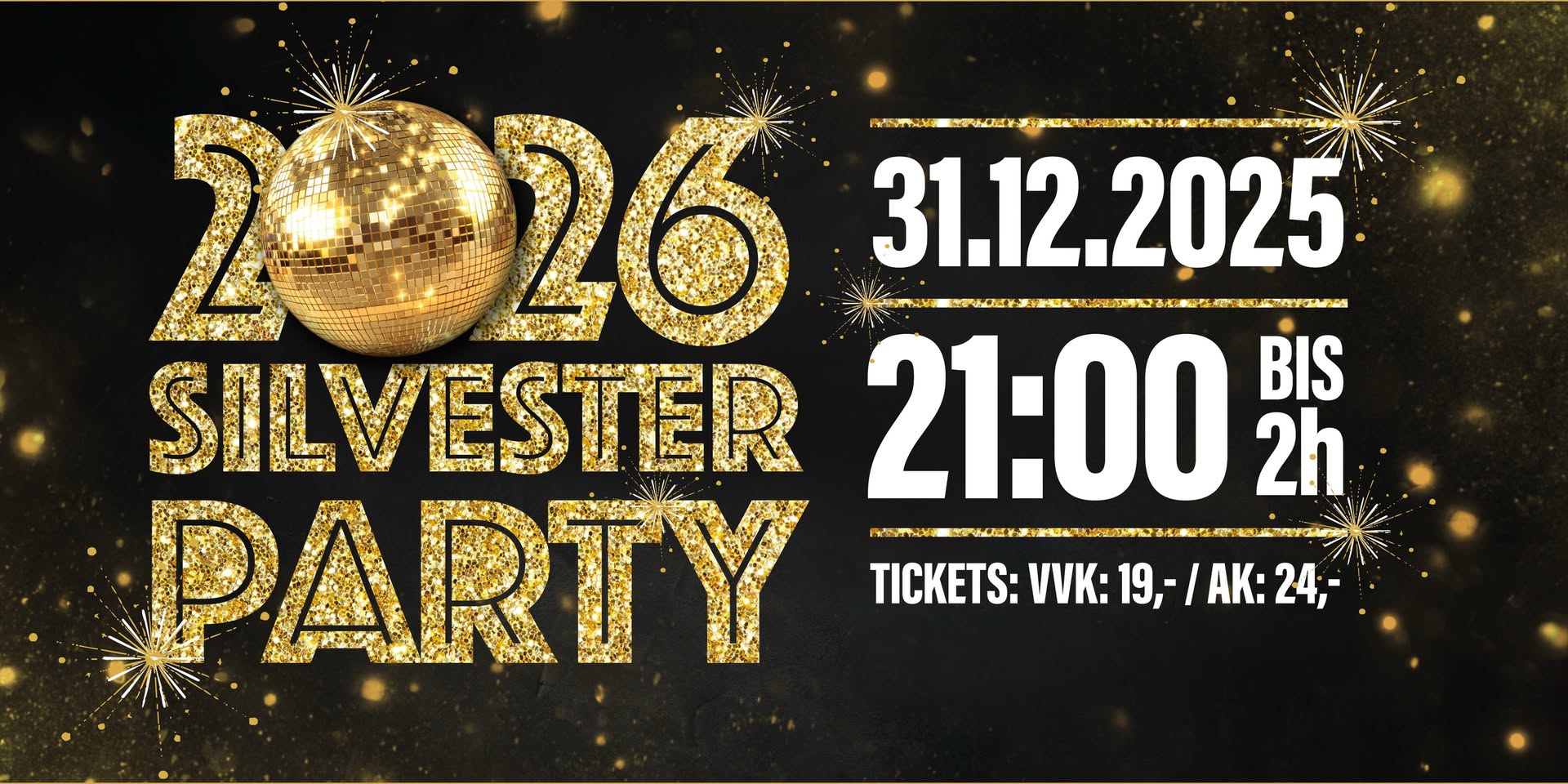 SILVESTER 2026 Party
