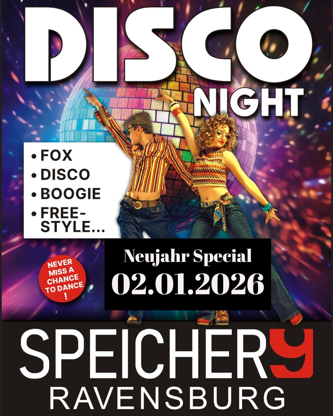 DISCO NIGHT – Neujahr Special