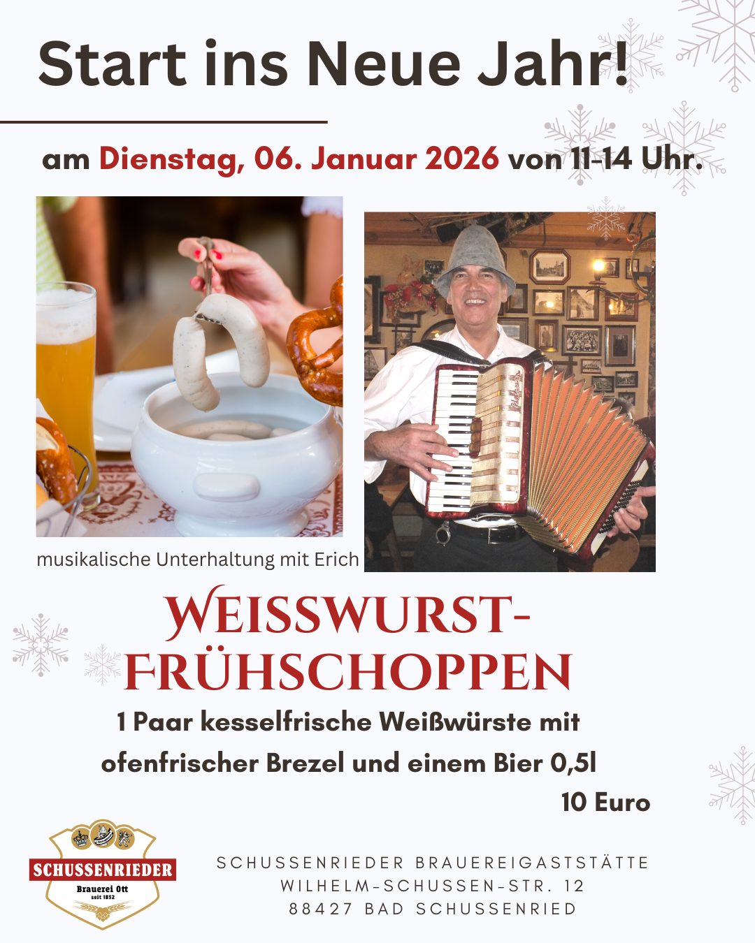 Weisswurst-Frühschoppen