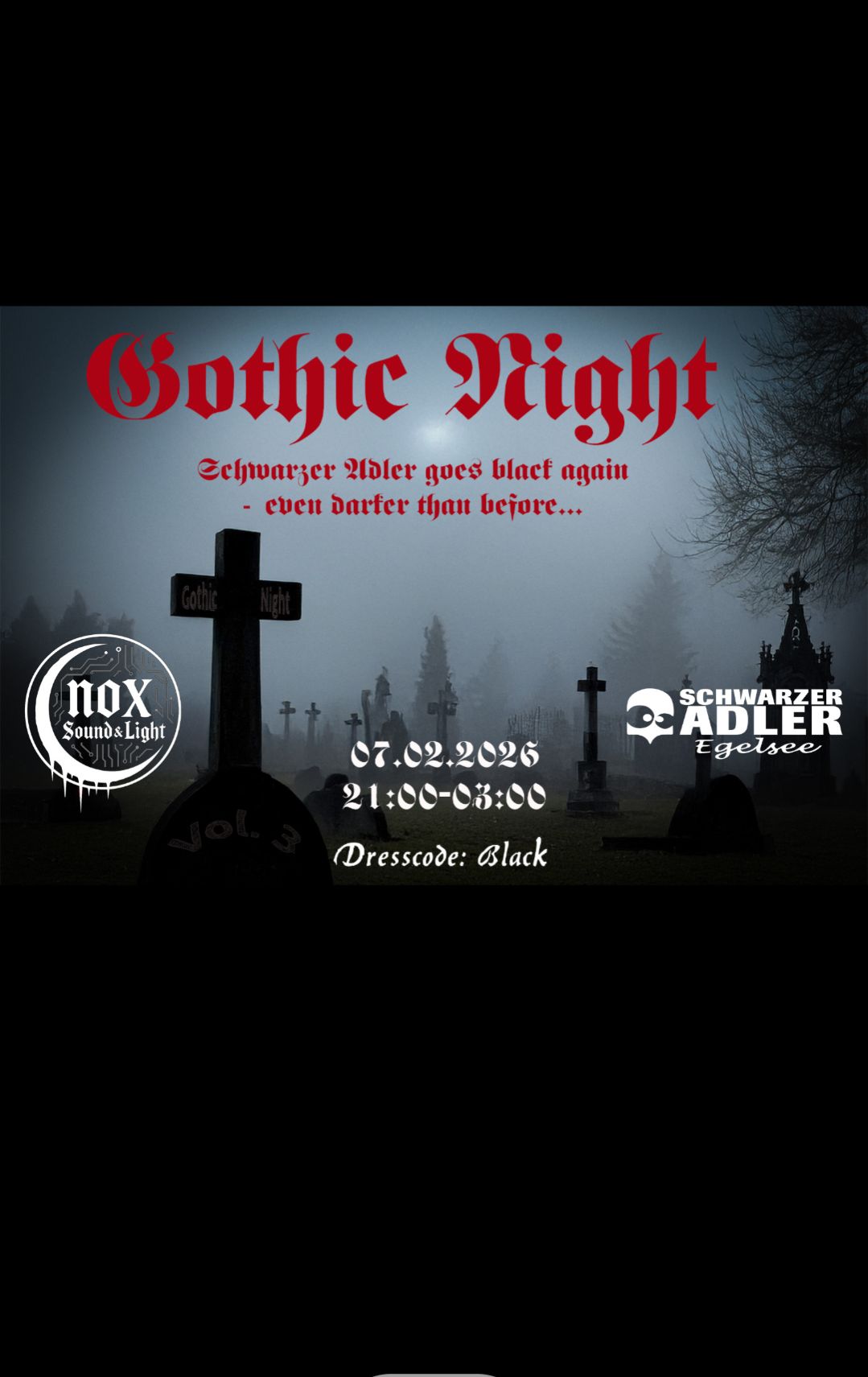 Gothic Night (Schwarzer Adler goes Black again)