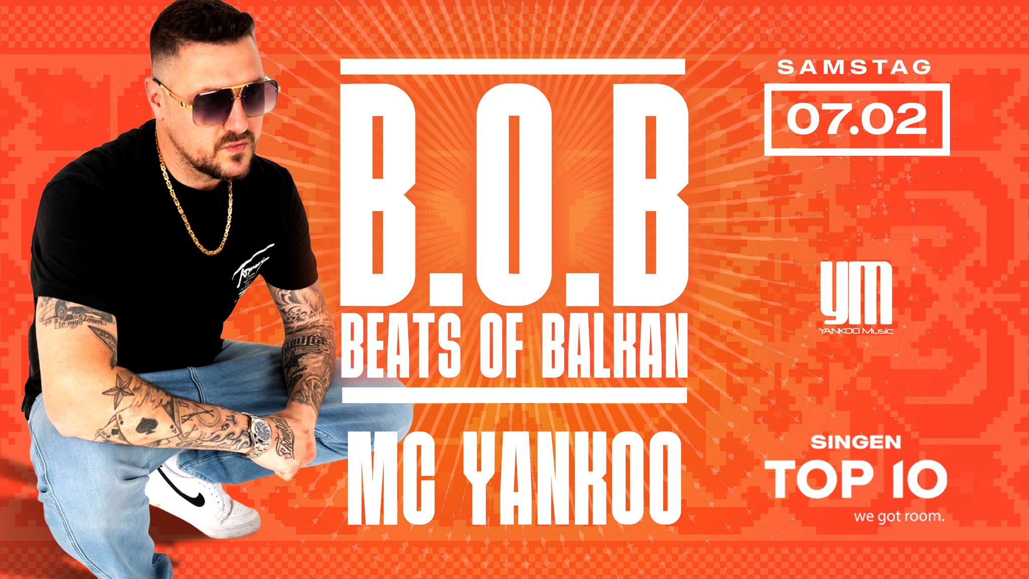 B.O.B. – MC YANKOO live on Stage!