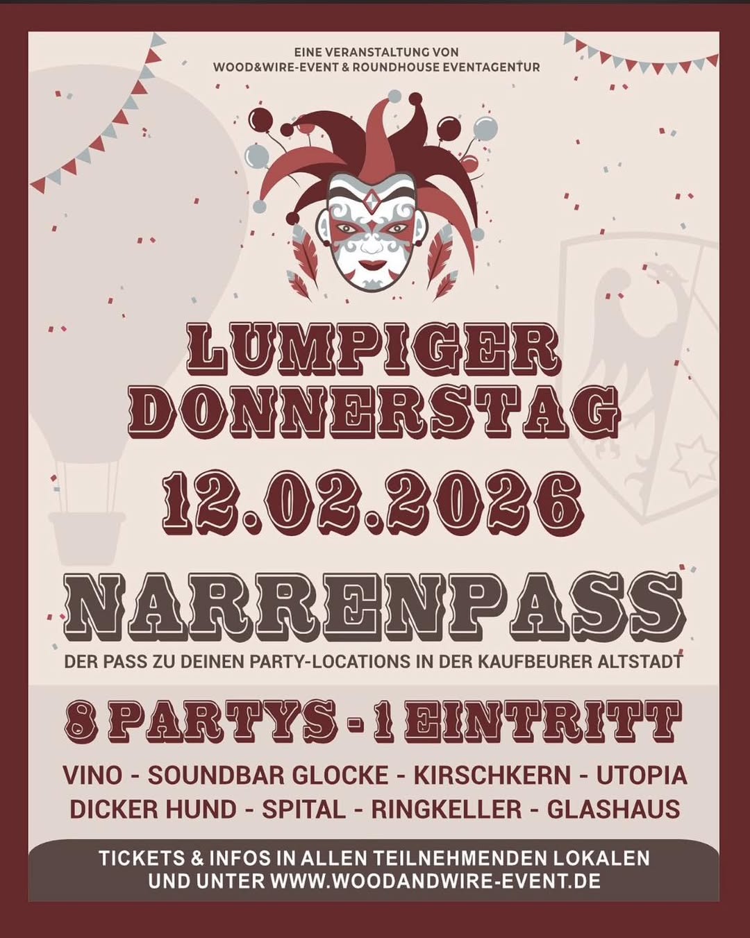 Lumpiger Donnerstag in Kaufbeuren