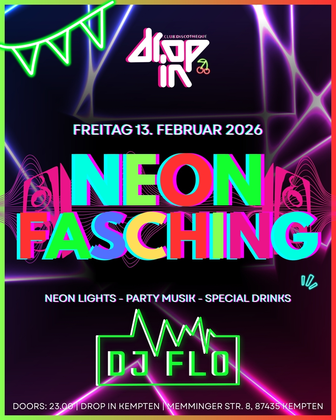 NEON Fasching