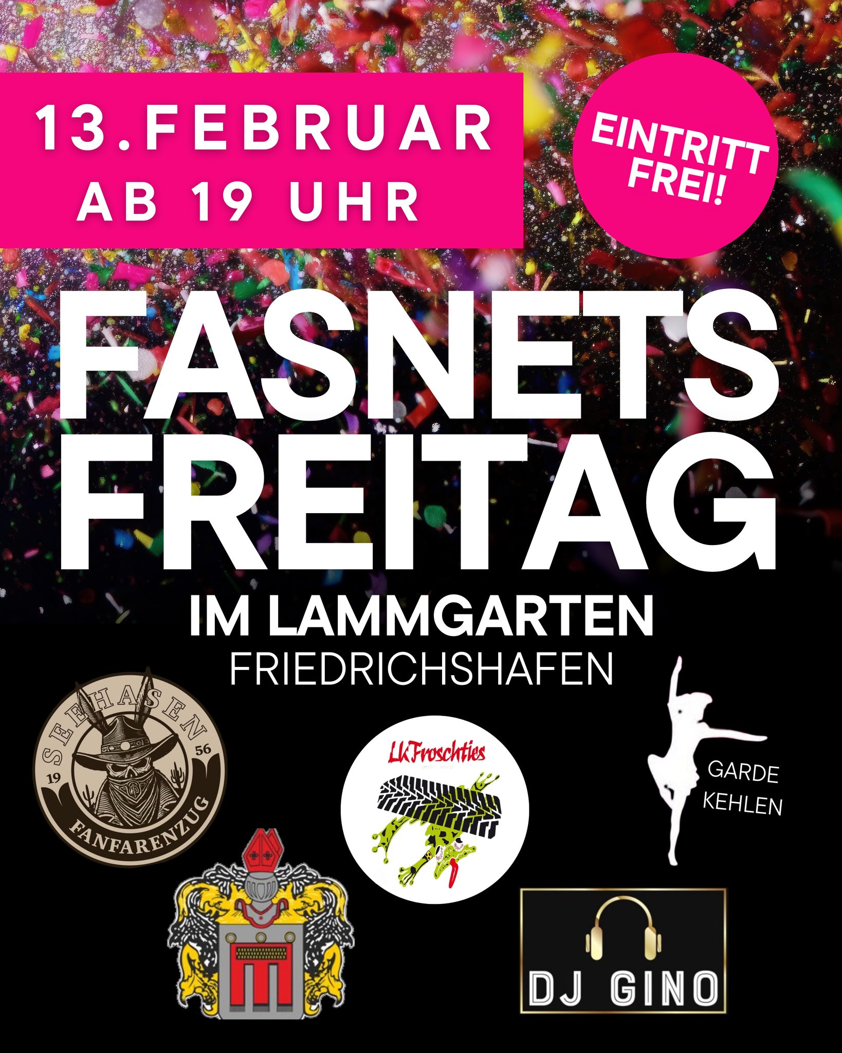 Fasnetsfreitags-Party im Lammgarten