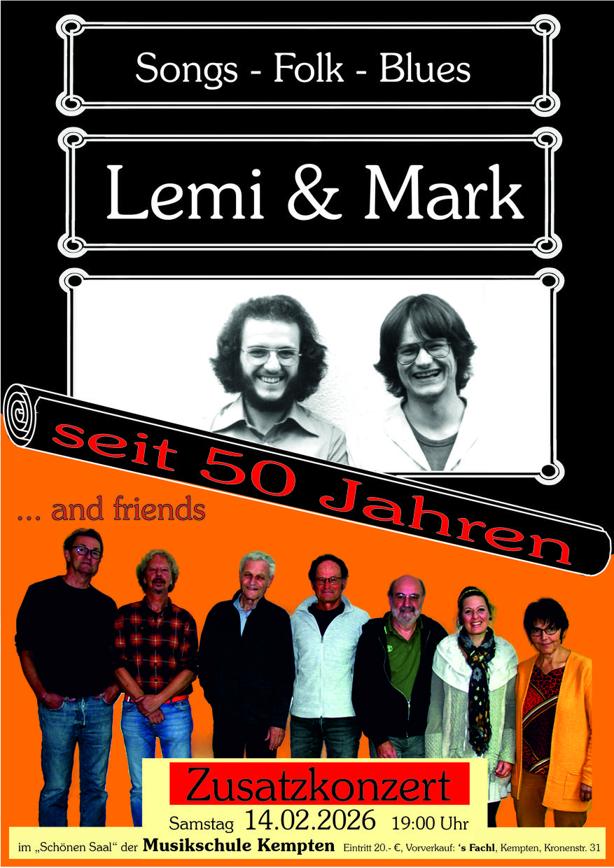 Lemi & Mark und Freunde, 50 Jahre Jubiläum, Zusatzkonzert