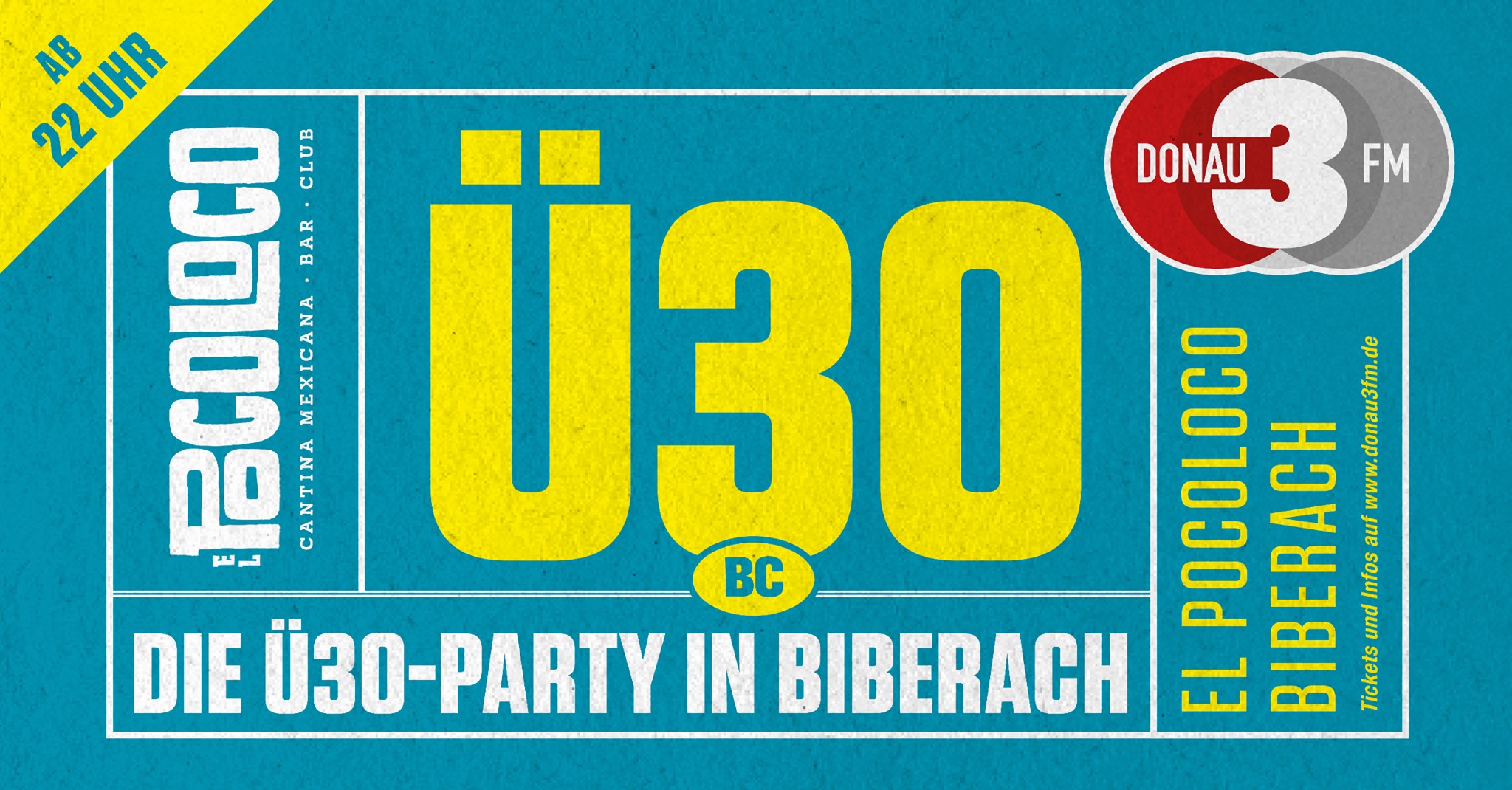DONAU 3 FM Ü30 Party Biberach