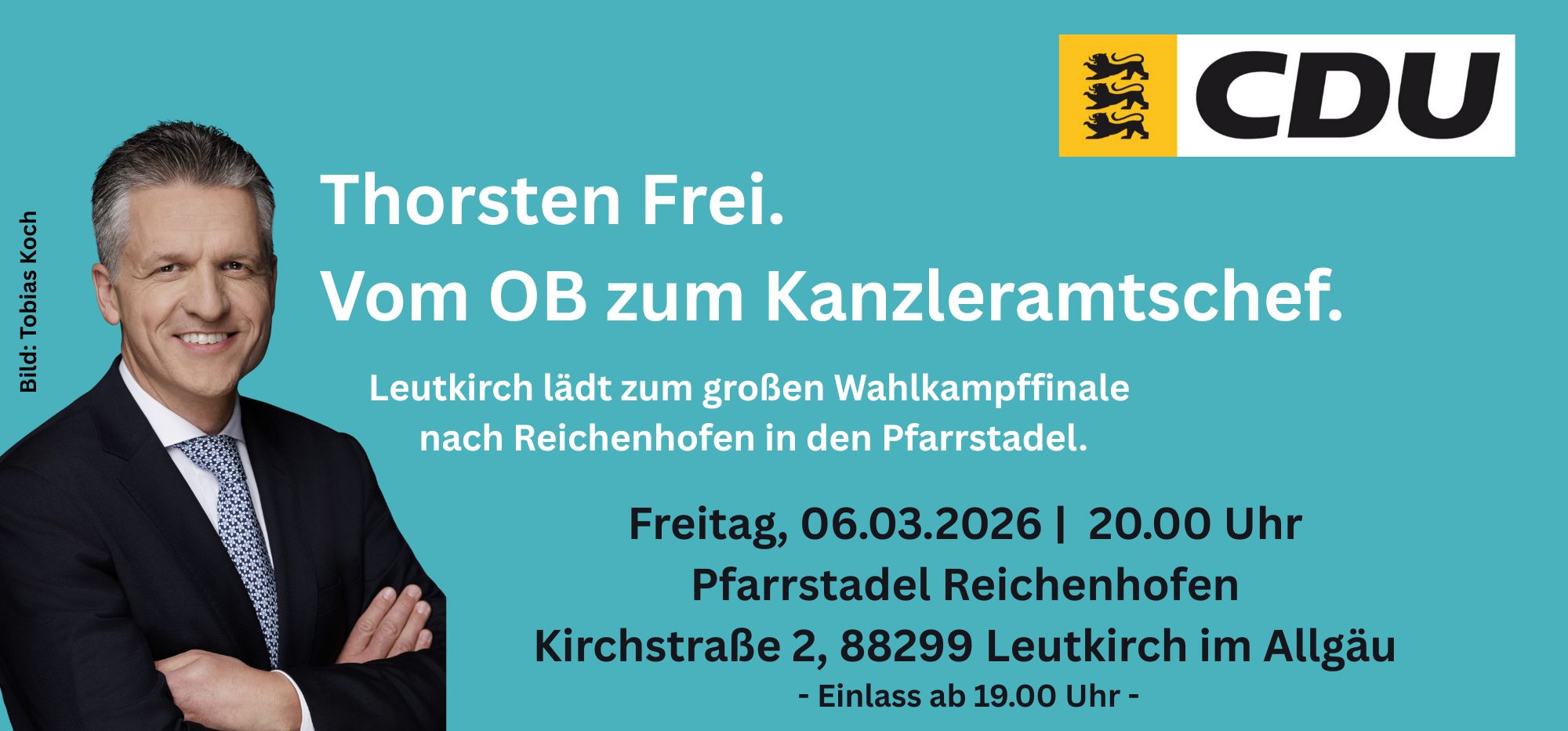 Thorsten Frei: Vom OB zum Kanzleramtschef