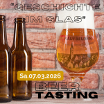 Geschichte im Glas – Biertasting