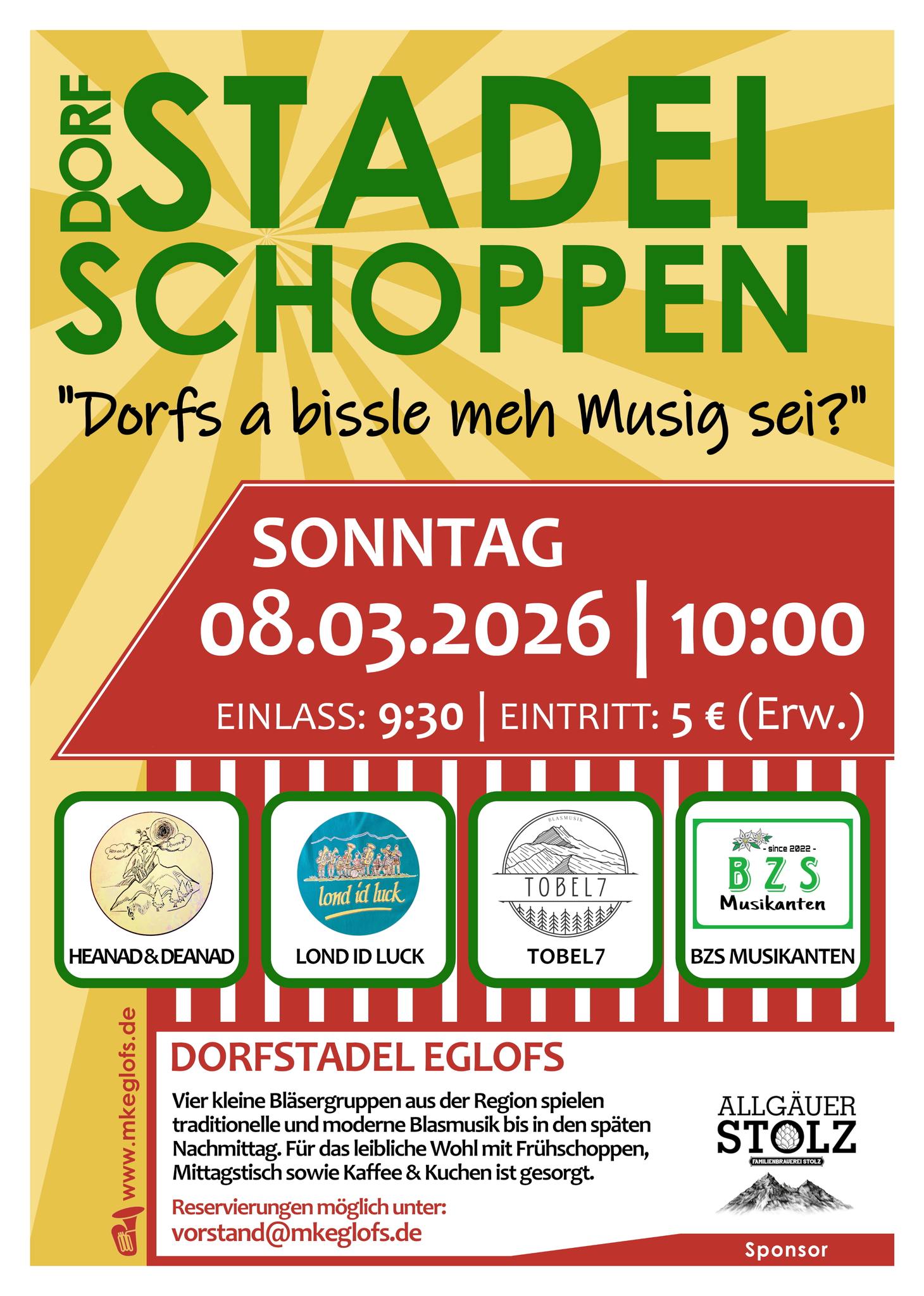 Dorf Stadel Schoppen