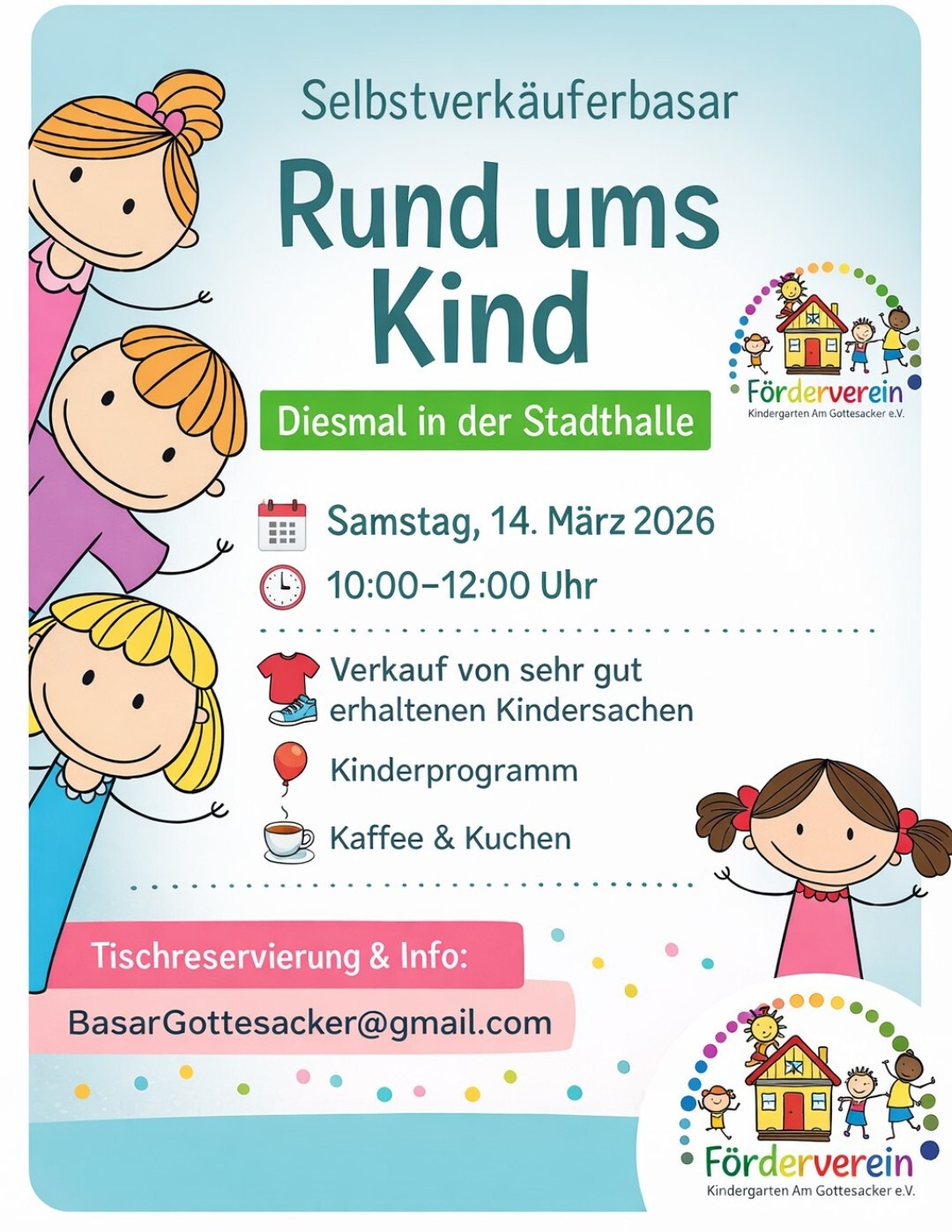 Selbstverkäuferbasar „Rund ums Kind“