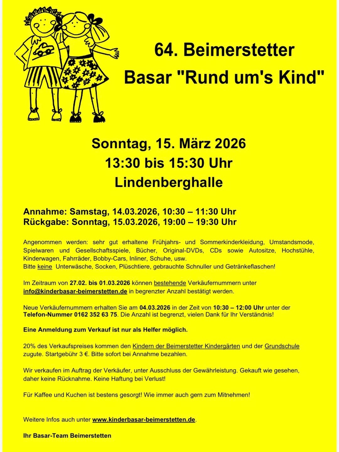 Kinderbasar in Beimerstetten