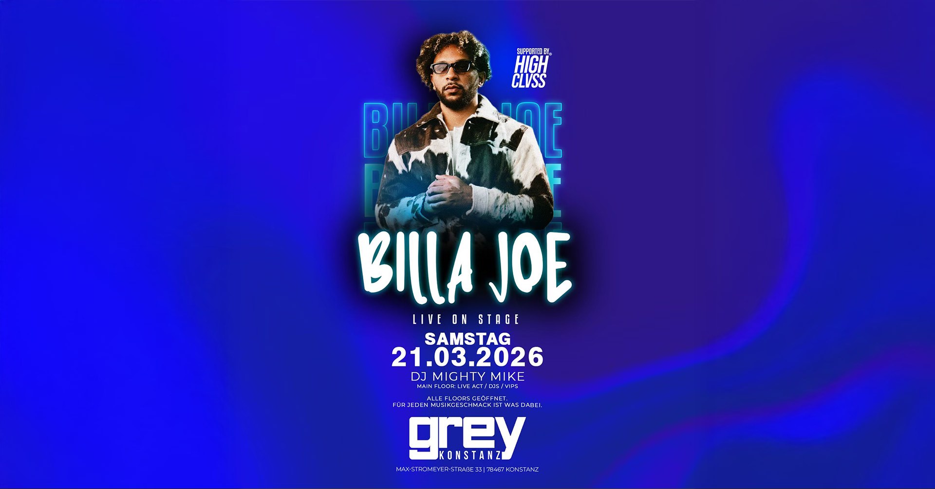 BILLA JOE LIVE ON STAGE