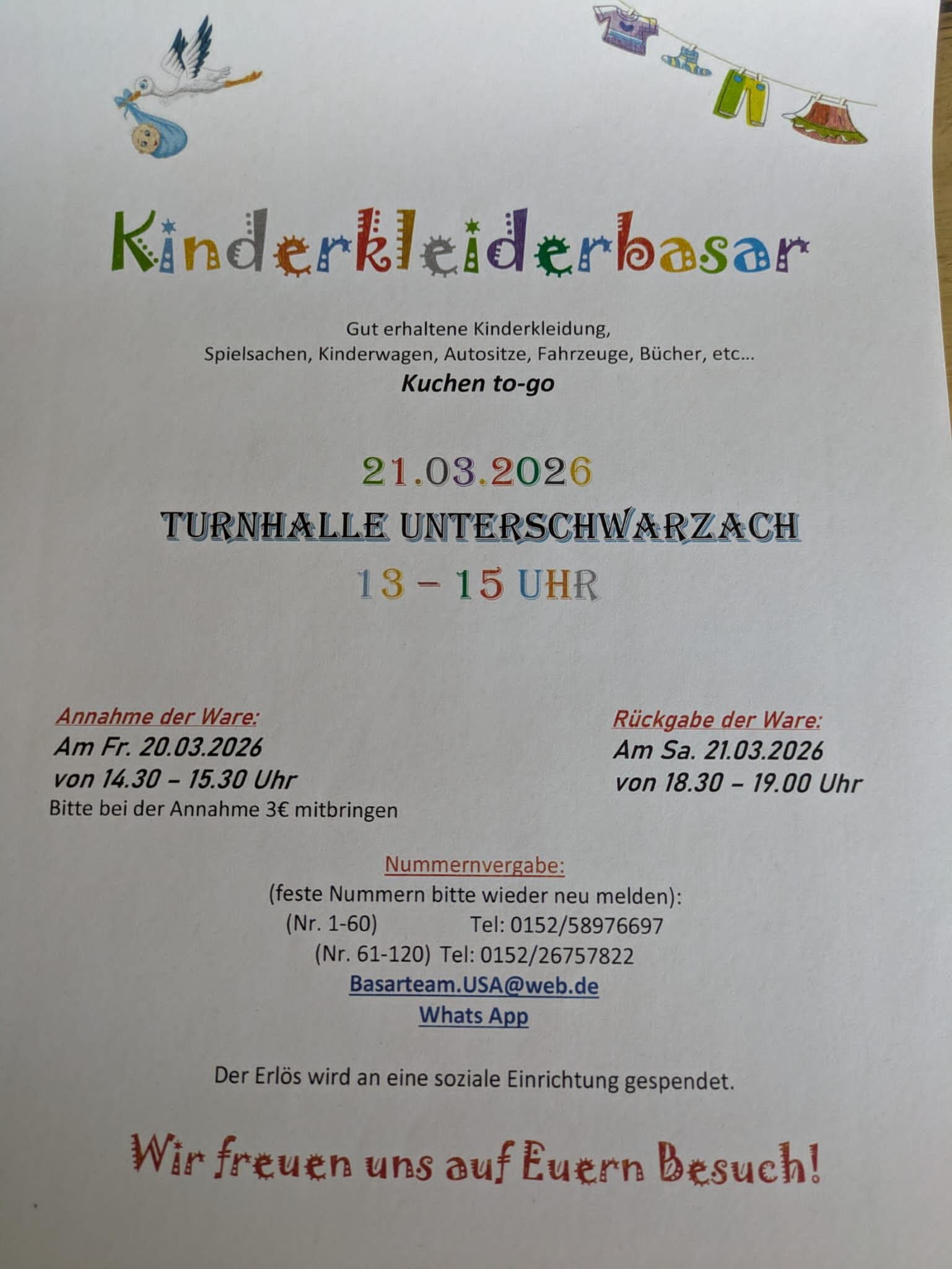 Kinderkleiderbasar