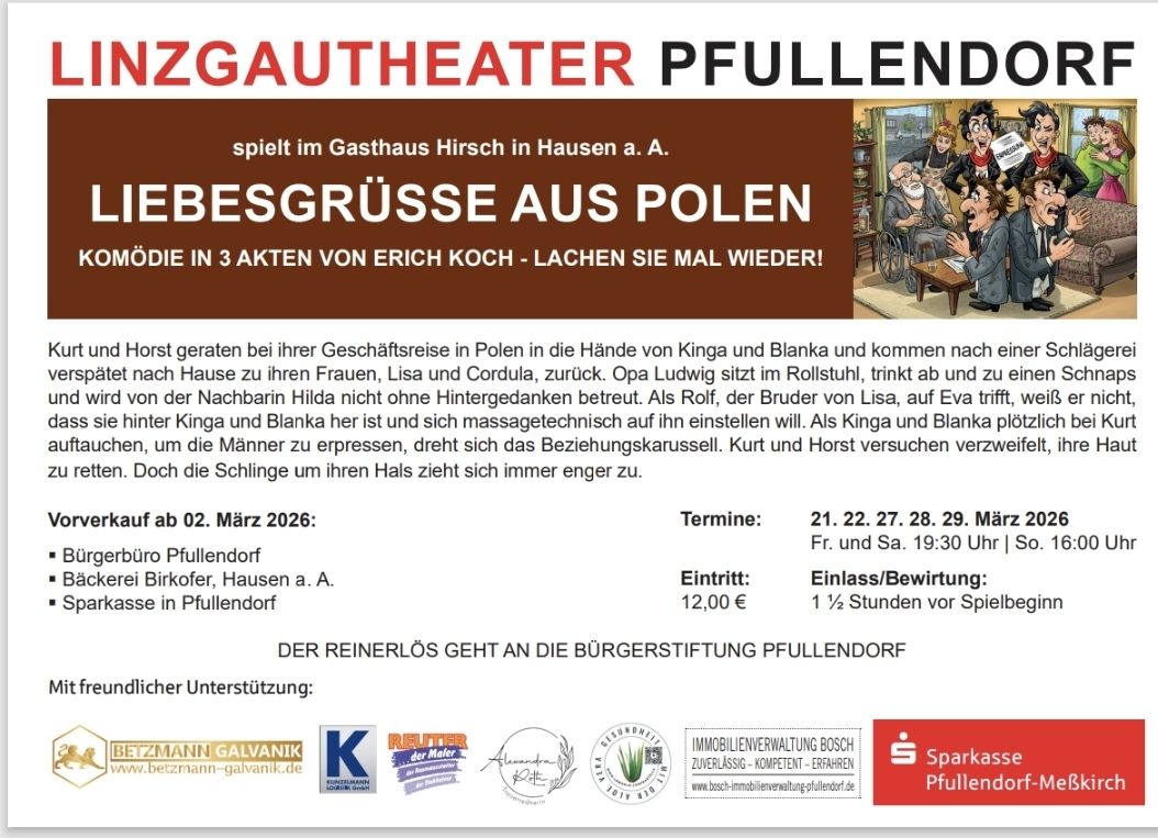 Theaterstück „Liebesgrüße aus Polen“